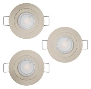 Eglo 902268 -SADA 3x LED Podhledové bodové svítidlo BARRANCO LED/4,8W/230V chrom