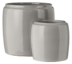 Keramický obal na květináč Saigon Grey Small Větší