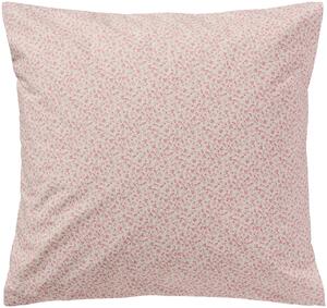 Bavlněný povlak na polštář Light Pink / flowers 60 × 60 cm