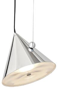 Závěsná svítidlo Tom Dixon, Pose, stmívatelné, Metalická, Obývací pokoj, Kov, Design