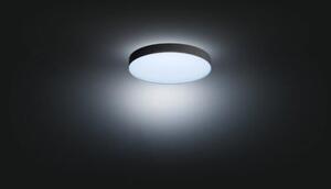 Philips HUE LED White Ambiance 41161/30/P6 Enrave XL stropní svítidlo 48W 6100lm 2200-6500K 55,1cm černé stmívatelné BlueTooth + HUE Switch