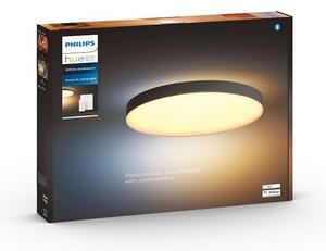 Philips HUE LED White Ambiance 41161/30/P6 Enrave XL stropní svítidlo 48W 6100lm 2200-6500K 55,1cm černé stmívatelné BlueTooth + HUE Switch