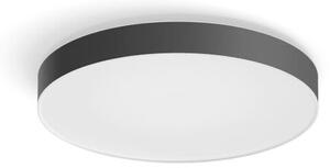 Philips HUE LED White Ambiance 41161/30/P6 Enrave XL stropní svítidlo 48W 6100lm 2200-6500K 55,1cm černé stmívatelné BlueTooth + HUE Switch
