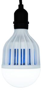 LED žárovka likvidující hmyz E27 studená 6500k 8w 800 lm