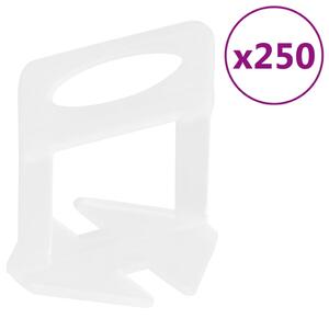 Nivelační spony na obklady 250 ks 1 mm 155270