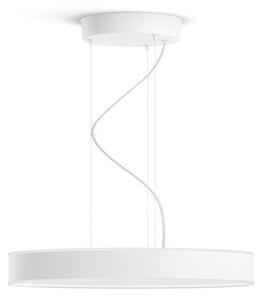 Philips HUE LED White Ambiance 41162/31/P6 Enrave závěsné svítidlo 33,5W 4300lm 2200-6500K 42,5cm bílé stmívatelné BlueTooth + HUE Switch