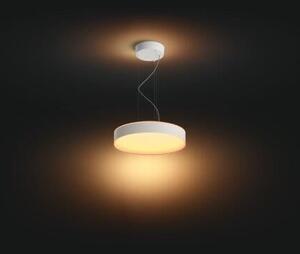 Philips HUE LED White Ambiance 41162/31/P6 Enrave závěsné svítidlo 33,5W 4300lm 2200-6500K 42,5cm bílé stmívatelné BlueTooth + HUE Switch