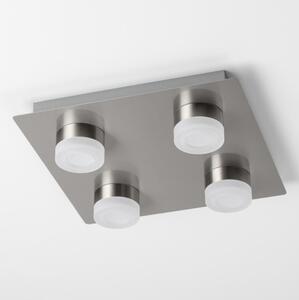 LED Stropní svítidlo 4xLED/4W/230V matný chrom