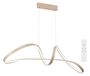 Brilagi-LED Stmívatelný lustr na lanku TWISTER LED/60W/230V 3000-6000K béžová+DO