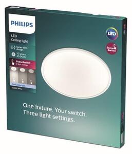 Philips SuperSlim Clear LED CL550 stropní svítidlo 250mm 15W / 1500lm 4000K SceneSwitch