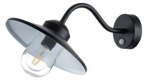Elstead KLAMPENBORG-PIR-BK-Venk. svít. se senz. KLAMPENBORG 1xE27/60W/230V IP44