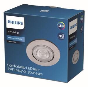 Philips Taragon LED SL262 Zápustné svítidlo kruhové 4,5W/380lm 85mm 2700K nikl