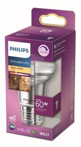 Philips 8718699773830 LED žárovka 4,5W/60W 410lm E27 2700K 220-240V R63 36D stmívatelná smerová