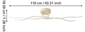 Eglo 901105 - LED Stropní svítidlo RONCADE LED/37W/230V hnědá