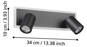 Eglo 901635 - LED Bodové svítidlo RIMBOCCHI LED/12W/230V černá