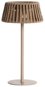 Kave Home Béžová zahradní solární LED lampa Aldet