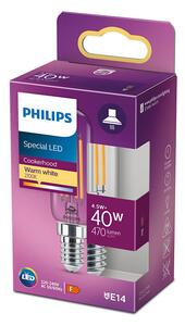 Philips 8718699783358 LED classic žárovka 4,5W/40W 470lm T25L 2700K E14 do ledničky a digestorě
