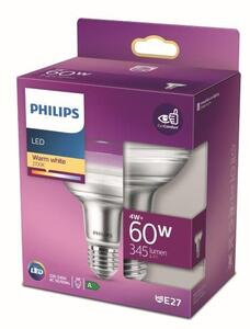 Philips 8718699773854 LED žárovka 4W/60W 410lm R80 E27 2700K 220-240V 36D RF 1BC/4 smerová