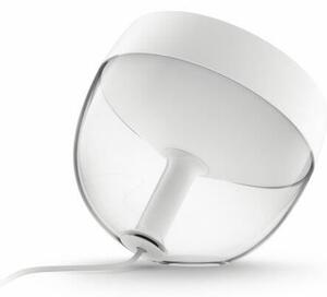 Philips Hue Iris (gen4) 8719514264465 LED náladová stolní lampa 8,1W 2000-6500K+RGB bílá/průhledná IP20 Bluetooth