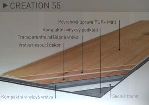 Vinylová podlaha Gerflor Creation 55 - 0846 Swiss Oak Pearl - 184x1219x2,5mm