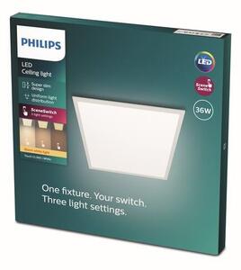 Philips 8719514326682 Super slim panel CL560 stropní svítidlo LED 36W/3200lm 2700K bílá SceneSwitch