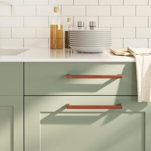 Nábytkové úchytky 5 ks bronzové 224 mm nerezová ocel 155409