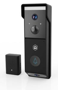 Nedis WIFICDP31BK-Videozvonek se senz. 4400 mAh 2x Full HD 1080p IP54 Wi-Fi Tuya