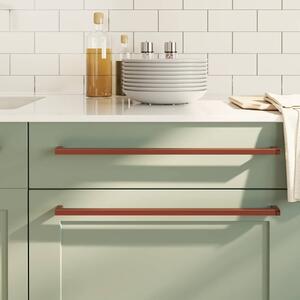 Nábytkové úchytky 5 ks bronzové 480 mm nerezová ocel 155411