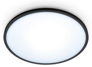 Philips WiZ Tunable white 8719514338036 SuperSlim stropní svítidlo LED 16W/1600lm 2700-6500K černá stmívatelné