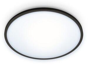 Philips WiZ Tunable white 8719514338036 SuperSlim stropní svítidlo LED 16W/1600lm 2700-6500K černá stmívatelné