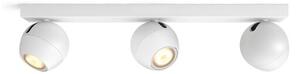 Philips Hue White Ambiance 8719514339101 BUCKRAM stropní bodové svítidlo 3xGU10 +SWITCH 3x5,5W/3x250lm 2200-6500K biela bluetooth