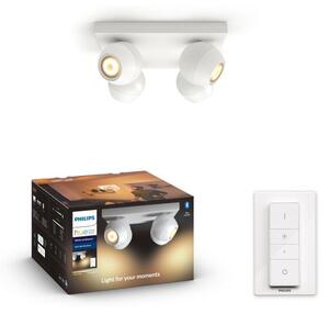 Philips Hue White Ambiance 8719514339149 BUCKRAM stropní bodové svítidlo 4xGU10 +SWITCH 4x5,5W/4x250lm 2200-6500K biela bluetooth
