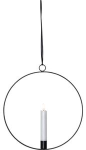 Vánoční světelná dekorace výška 30 cm Star Trading Flamme Ring - černá
