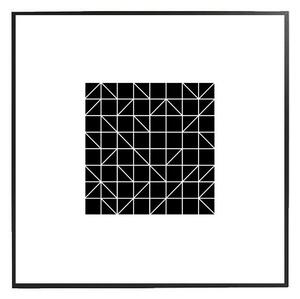 Black composition - 30x30 cm Obraz