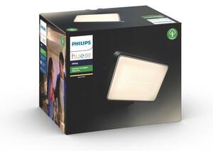 Philips Hue White 8719514382763 Welcome Exteriérový Reflektor LED 28W/2300lm 2700K IP44 čierna