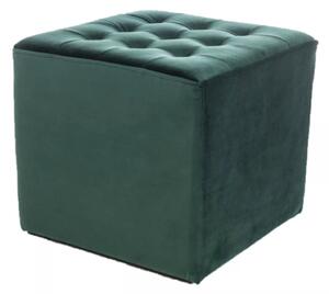 LORI VELVET taburet, zelená