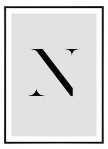 Letter N - 50x70 cm Obraz