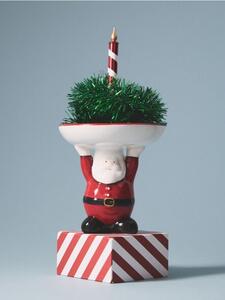 Sinsay - Keramický dekorativní tác ve tvaru Santa Clause - vícebarevná