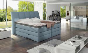 Luxusní kontinentální postel Kordo, modrá Jasmine