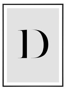 Letter D - 50x70 cm Obraz