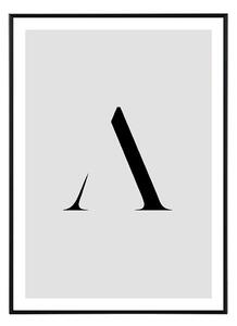 Letter A - 50x70 cm Obraz