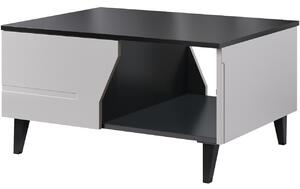 Konferenční stolek GRANADA světle šedá / černý