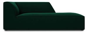 MUZZA Lenoška buro pravá 181 cm velvet zelená