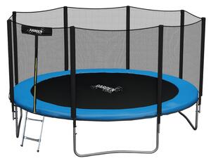 Trampolína s vnější síťkou 427 cm Gardenline - modrá