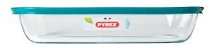 Skleněný pekáč s víkem PYREX 40x27cm/4,9l., borosilikát