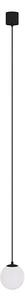 Maytoni Závěsné LED svítidlo LUNA, 5W, v. 220 cm, Ø 10 cm, CRI90
