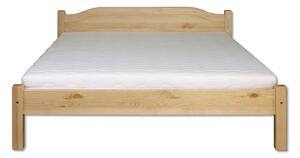 Borovicová postel LK106 180 x 200 cm - bezbarvý