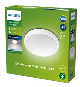 Philips 8719514417939 Doris venkovní stropní svítidlo LED 6W/640lm 4000K IP54 bílá