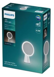Philips 8719514420472 Mirror stolní dotyková kosmetická lampička se zrcadlem LED 4,5W/60lm 3000-5000K USB bílá stmívatelná