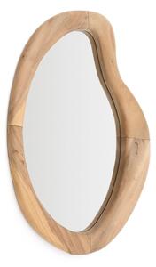 Nástěnné zrcadlo s dřevěným rámem 44x68 cm Selem – Kave Home